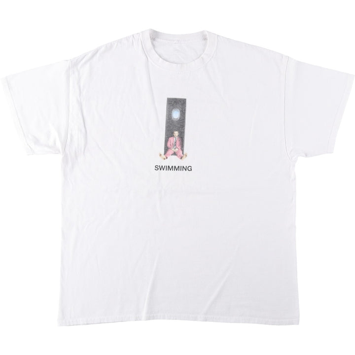 MAC MILLER Wrap T-Shirt (Men's XL equivalent) unclear white type Vintage Second Hand
