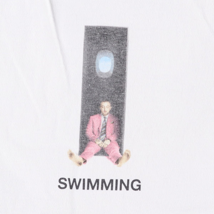 MAC MILLER Wrap T-Shirt (Men's XL equivalent) unclear white type Vintage Second Hand