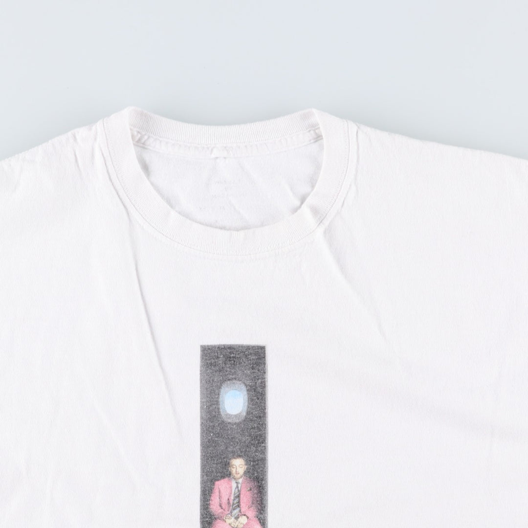 MAC MILLER Wrap T-Shirt (Men's XL equivalent) unclear white type Vintage Second Hand