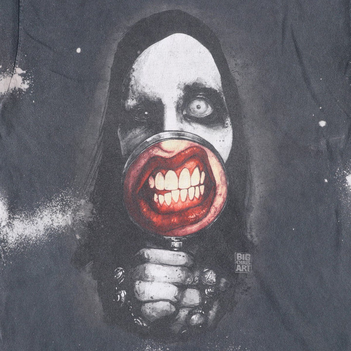 MARILYN MANSON Marilyn Manson Band T-shirt Band T Men's M size cotton black type Vintage Second Hand