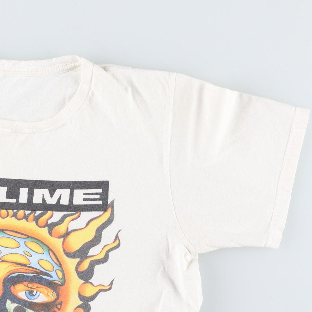 2000'S SUBLIME band t-shirt, men's size S (approx.) unclear white type Vintage Second Hand