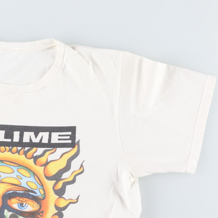 2000'S SUBLIME band t-shirt, men's size S (approx.) unclear white type Vintage Second Hand