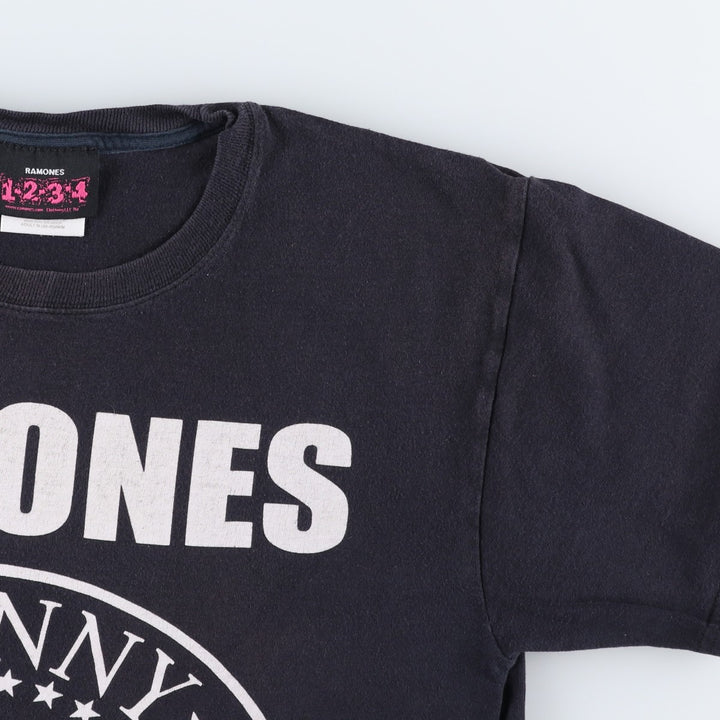 2000'S Ramones Eagle Pattern Band T-Shirt (Men's Size M) cotton black type Vintage Second Hand