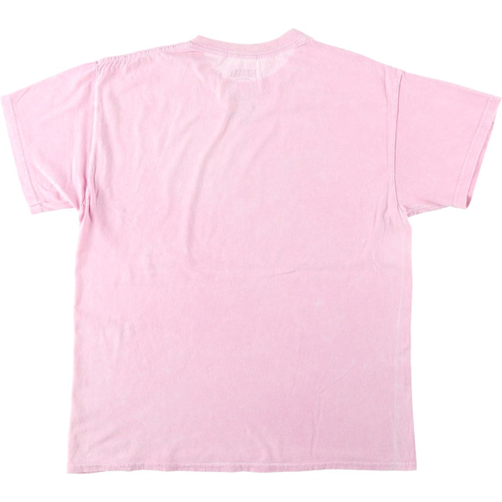 NIRVANA Nirvana Band T-shirt, Band T, Men's L size cotton pink type Vintage Second Hand