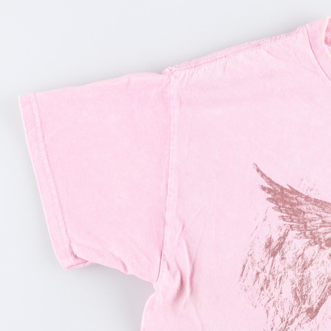 NIRVANA Nirvana Band T-shirt, Band T, Men's L size cotton pink type Vintage Second Hand