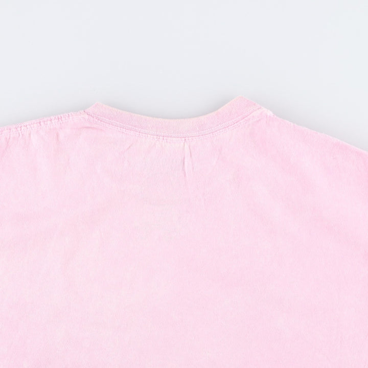 NIRVANA Nirvana Band T-shirt, Band T, Men's L size cotton pink type Vintage Second Hand