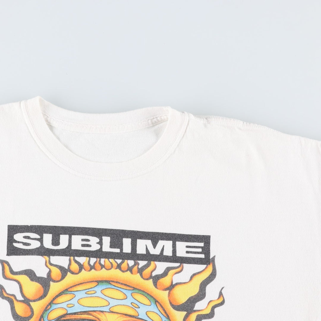 2000'S SUBLIME band t-shirt, men's size XL equivalent. unclear white type Vintage Second Hand