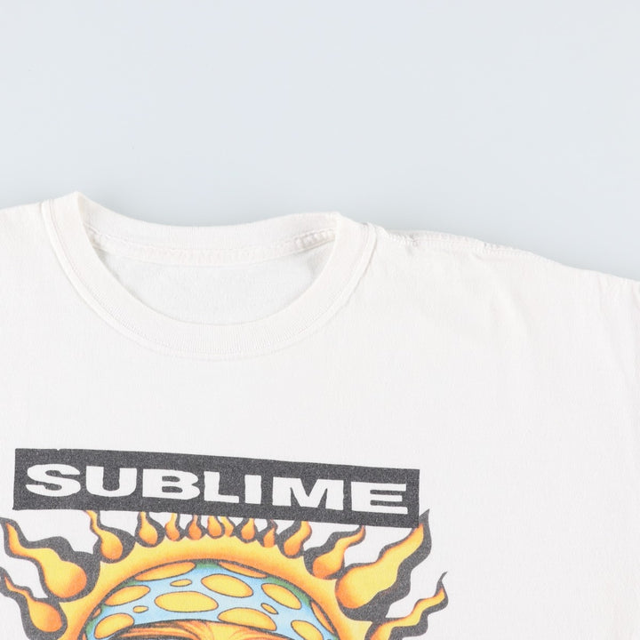 2000'S SUBLIME band t-shirt, men's size XL equivalent. unclear white type Vintage Second Hand