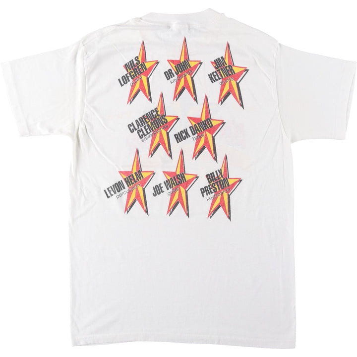 80'S Spring Ford Ringo Starr & His All-Starr Band Band T-Shirt, Made in USA, Men's XL equivalent, Vintage cotton white type Vintage Second Hand