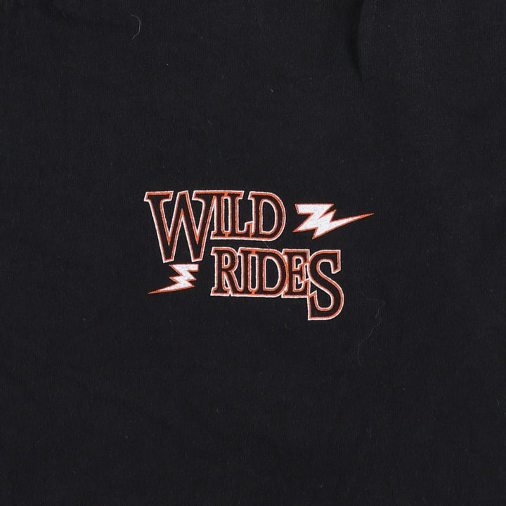 ~90'S Murina Harley-Davidson Motorcycle T-Shirt, Made in USA, Men's XL equivalent, Vintage cotton black type Vintage Second Hand