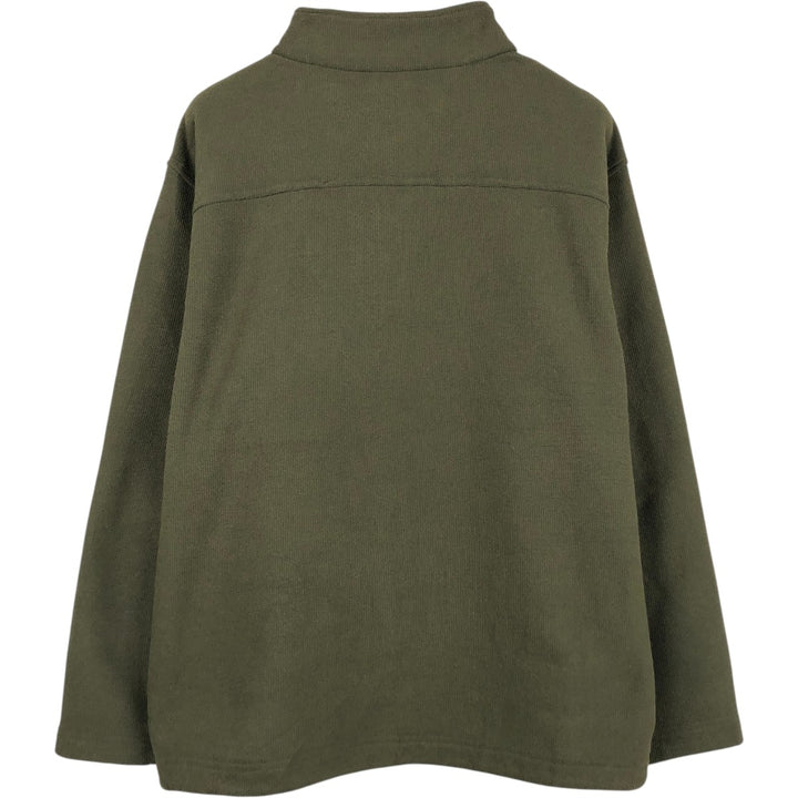 Carhartt fleece jacket, men's size XL (approx.) polyester Khaki type Vintage Second Hand