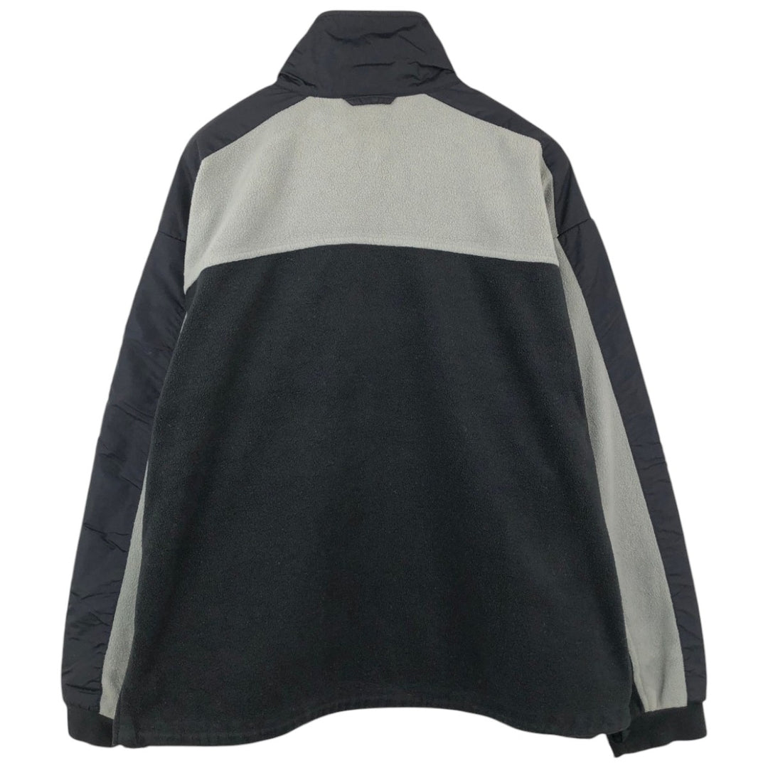 Columbia fleece jacket, men's size L polyester black type Vintage Second Hand