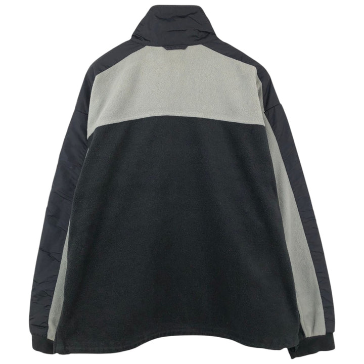 Columbia fleece jacket, men's size L polyester black type Vintage Second Hand