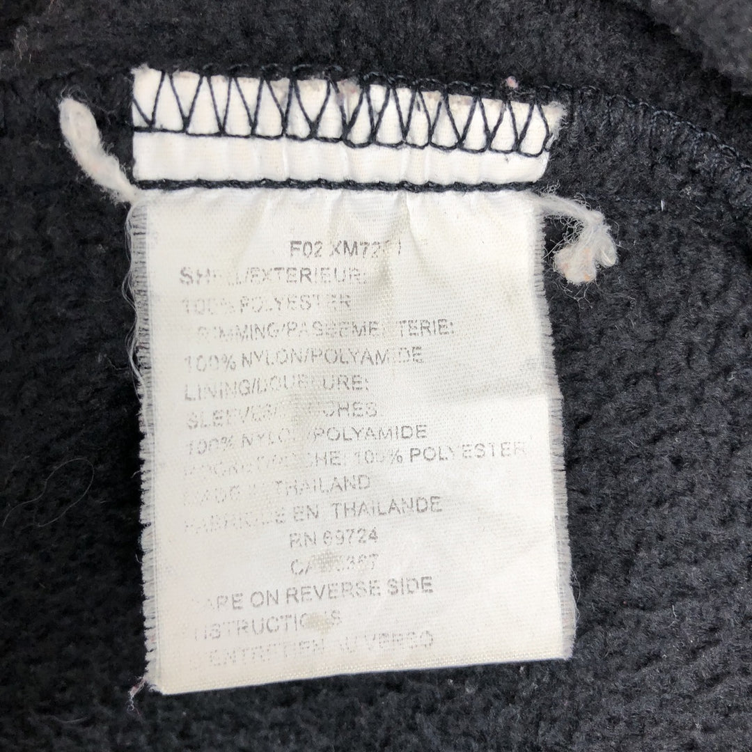 Columbia fleece jacket, men's size L polyester black type Vintage Second Hand