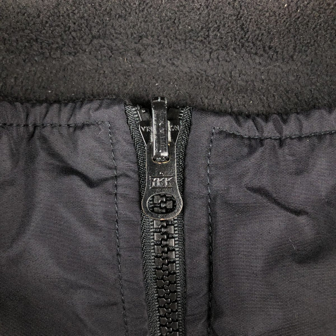 Columbia fleece jacket, men's size L polyester black type Vintage Second Hand