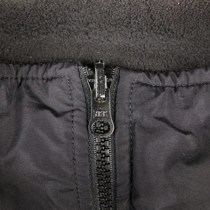Columbia fleece jacket, men's size L polyester black type Vintage Second Hand