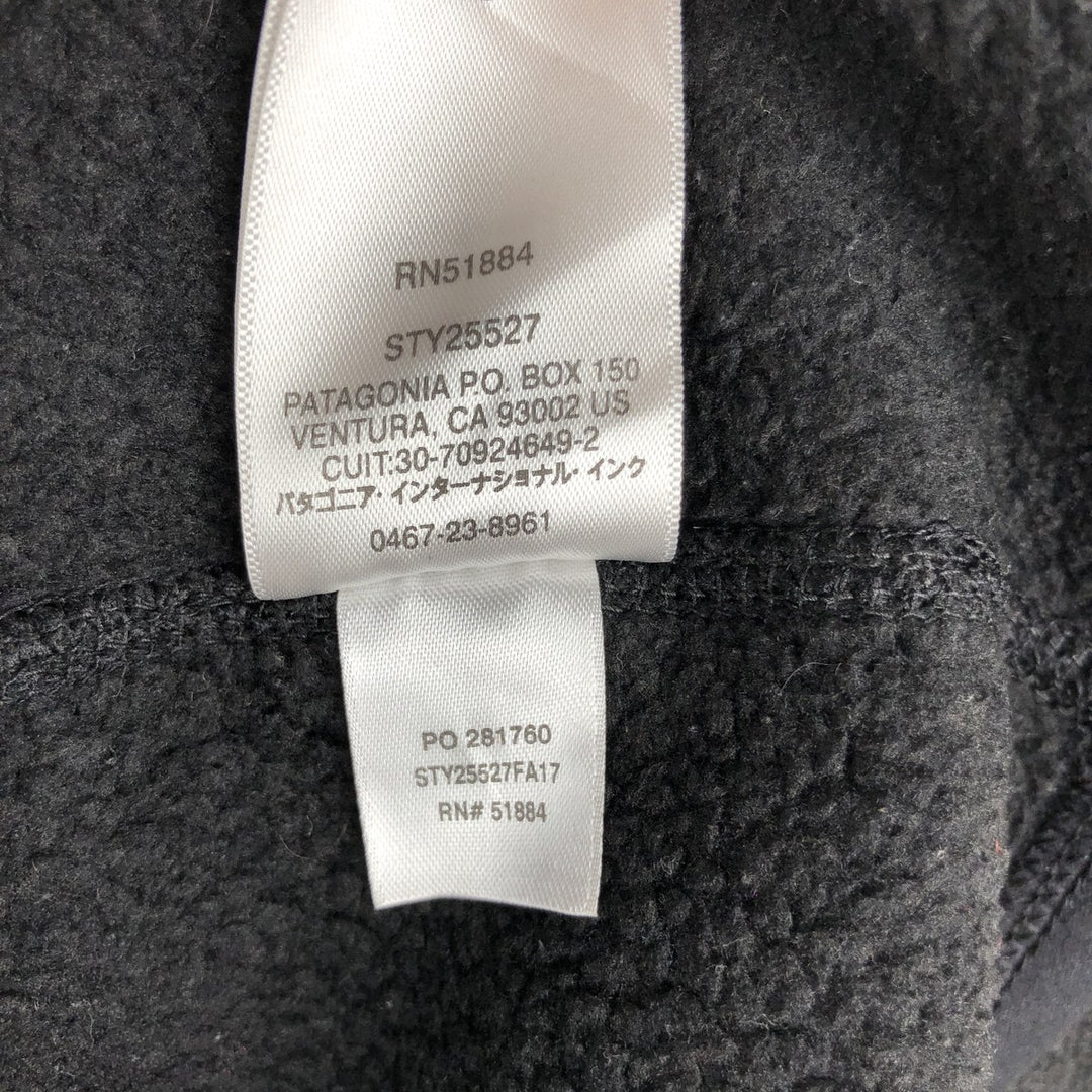 Patagonia Better Sweater Jacket 25527FA17 Fleece Jacket Men's XL equivalent polyester Charcoal Vintage Second Hand