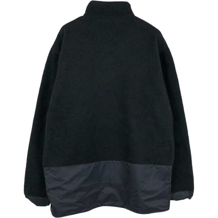 Ralph Lauren POLO SPORT Half-Zip Fleece Pullover, Made in USA, Men's Size S (approx.) polyester black type Vintage Second Hand