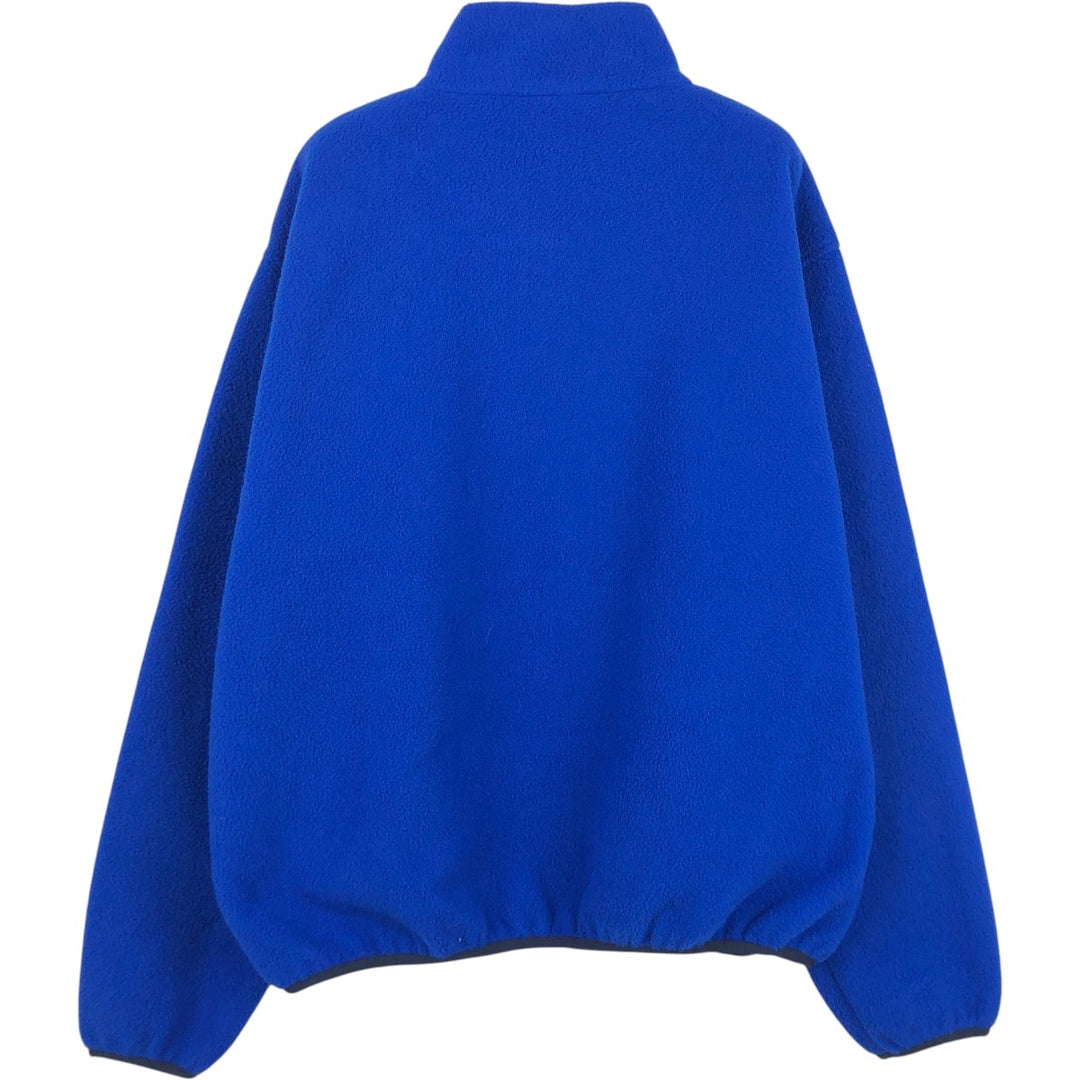Vintage LLBean half-zip fleece pullover from the 1990s, men's size XL. unclear blue type Vintage Second Hand