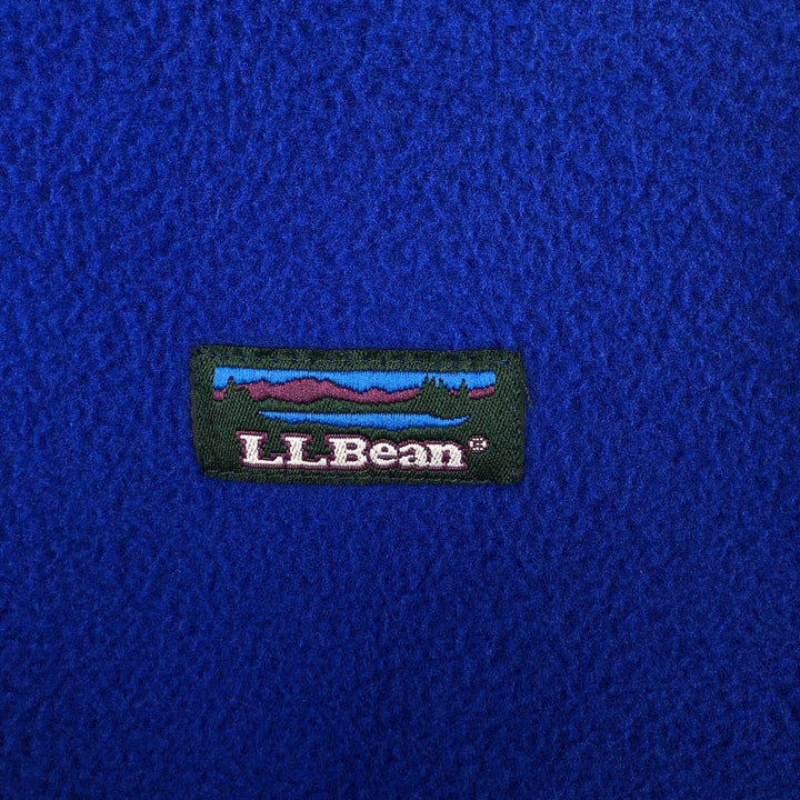 Vintage LLBean half-zip fleece pullover from the 1990s, men's size XL. unclear blue type Vintage Second Hand