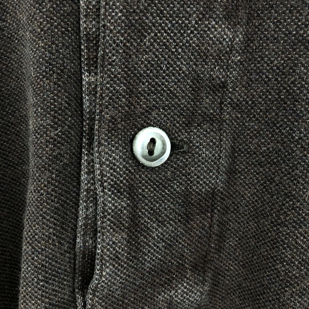 Lacoste LACOSTE short sleeve polo shirt size 3, men's size S cotton dark chocolate Vintage Second Hand