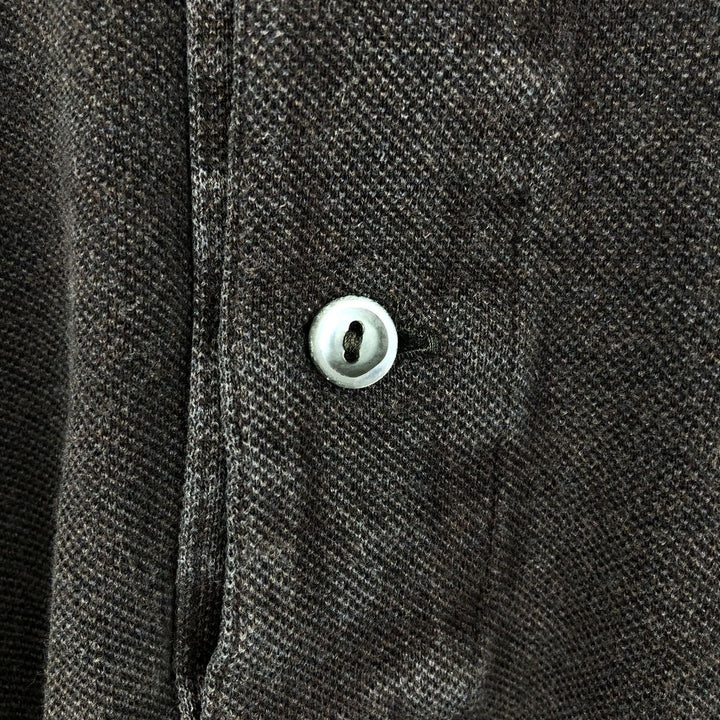 Lacoste LACOSTE short sleeve polo shirt size 3, men's size S cotton dark chocolate Vintage Second Hand