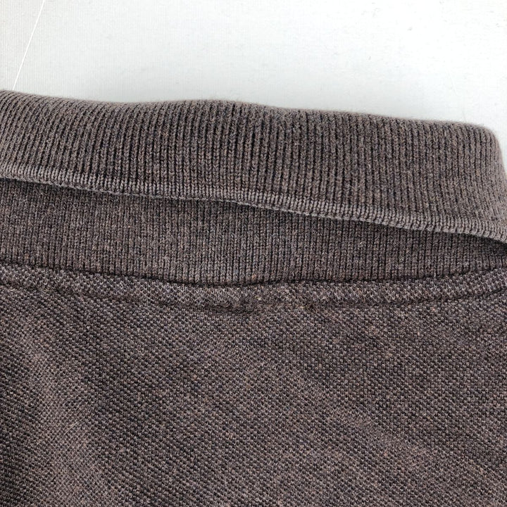Lacoste LACOSTE short sleeve polo shirt size 3, men's size S cotton dark chocolate Vintage Second Hand