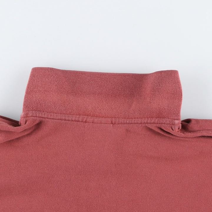 90'S Nike Center Logo Short-Sleeve Polo Shirt, Men's Size XL (Equivalent), Vintage cotton red type reddish brown Vintage Second Hand