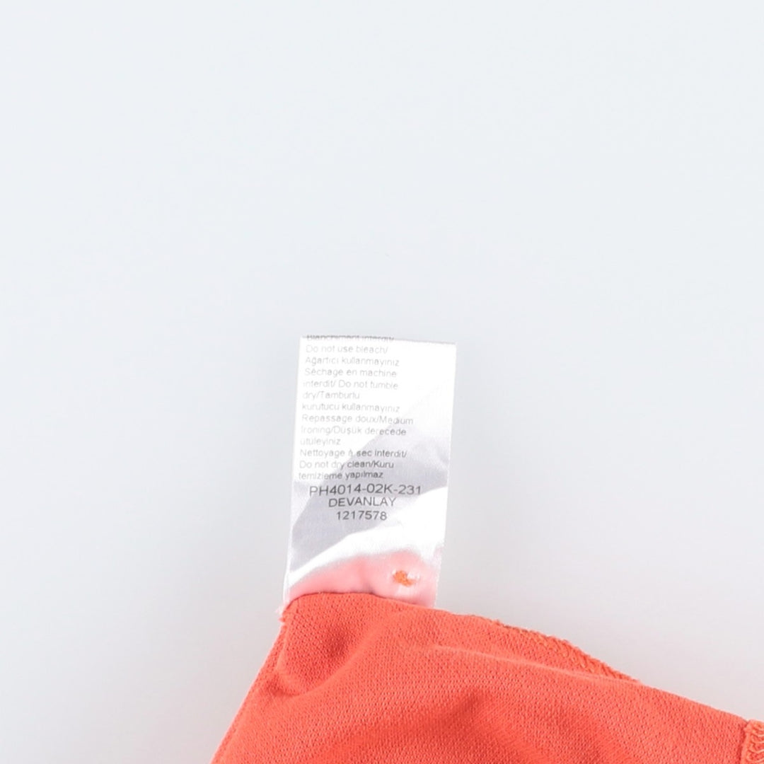 Lacoste LACOSTE SLIM FIT short sleeve polo shirt size 6, equivalent to men's XL cotton orange type Vintage Second Hand