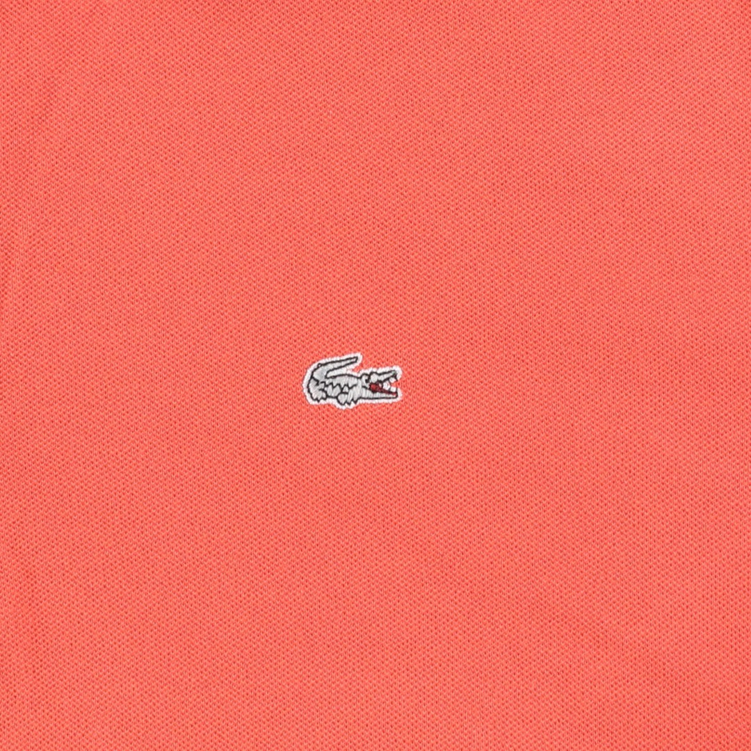 Lacoste LACOSTE SLIM FIT short sleeve polo shirt size 6, equivalent to men's XL cotton orange type Vintage Second Hand