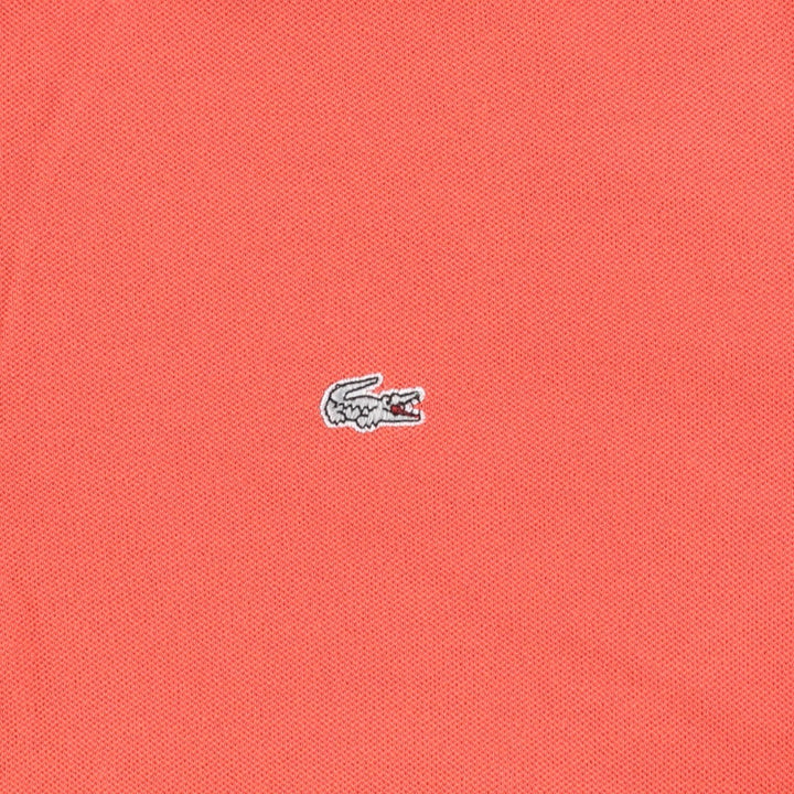 Lacoste LACOSTE SLIM FIT short sleeve polo shirt size 6, equivalent to men's XL cotton orange type Vintage Second Hand