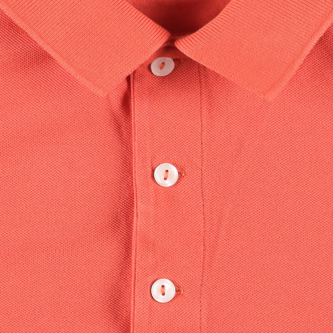 Lacoste LACOSTE SLIM FIT short sleeve polo shirt size 6, equivalent to men's XL cotton orange type Vintage Second Hand