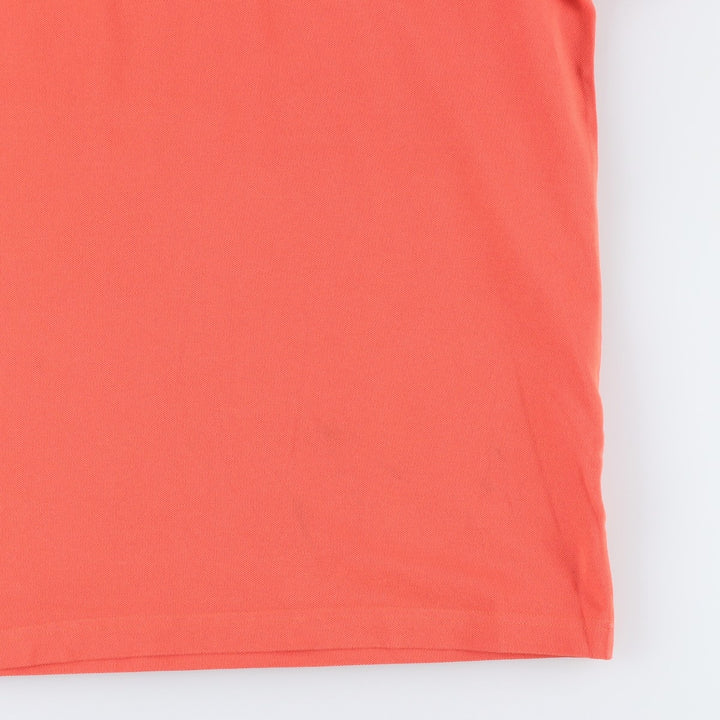 Lacoste LACOSTE SLIM FIT short sleeve polo shirt size 6, equivalent to men's XL cotton orange type Vintage Second Hand