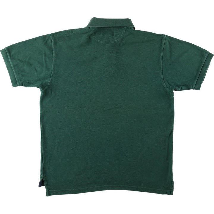 Ralph Lauren CHAPS short sleeve polo shirt, men's size L cotton green type Vintage Second Hand