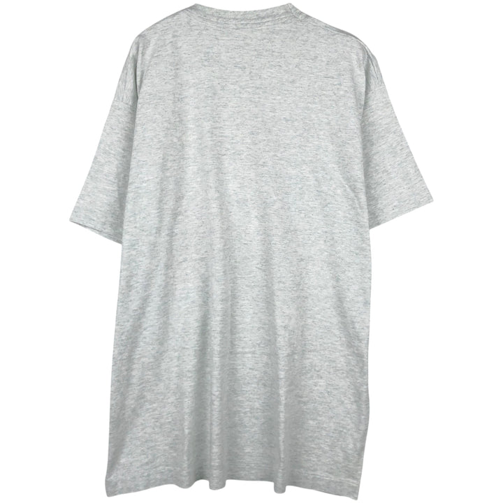 College T-shirt, Men's size L (approx.), Vintage unclear gray type Vintage Second Hand