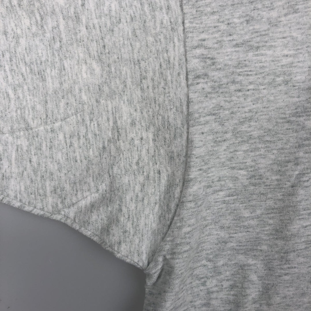 College T-shirt, Men's size L (approx.), Vintage unclear gray type Vintage Second Hand