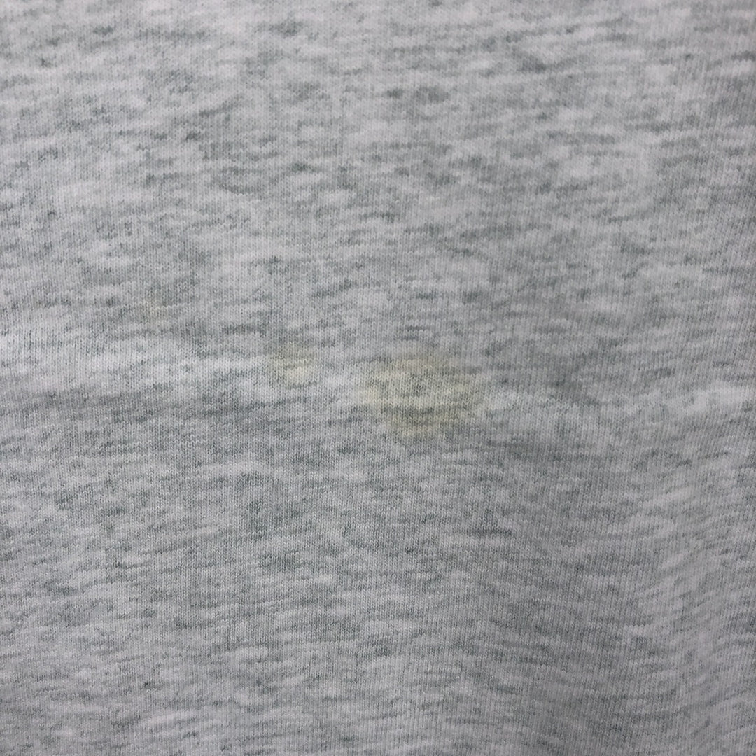 College T-shirt, Men's size L (approx.), Vintage unclear gray type Vintage Second Hand