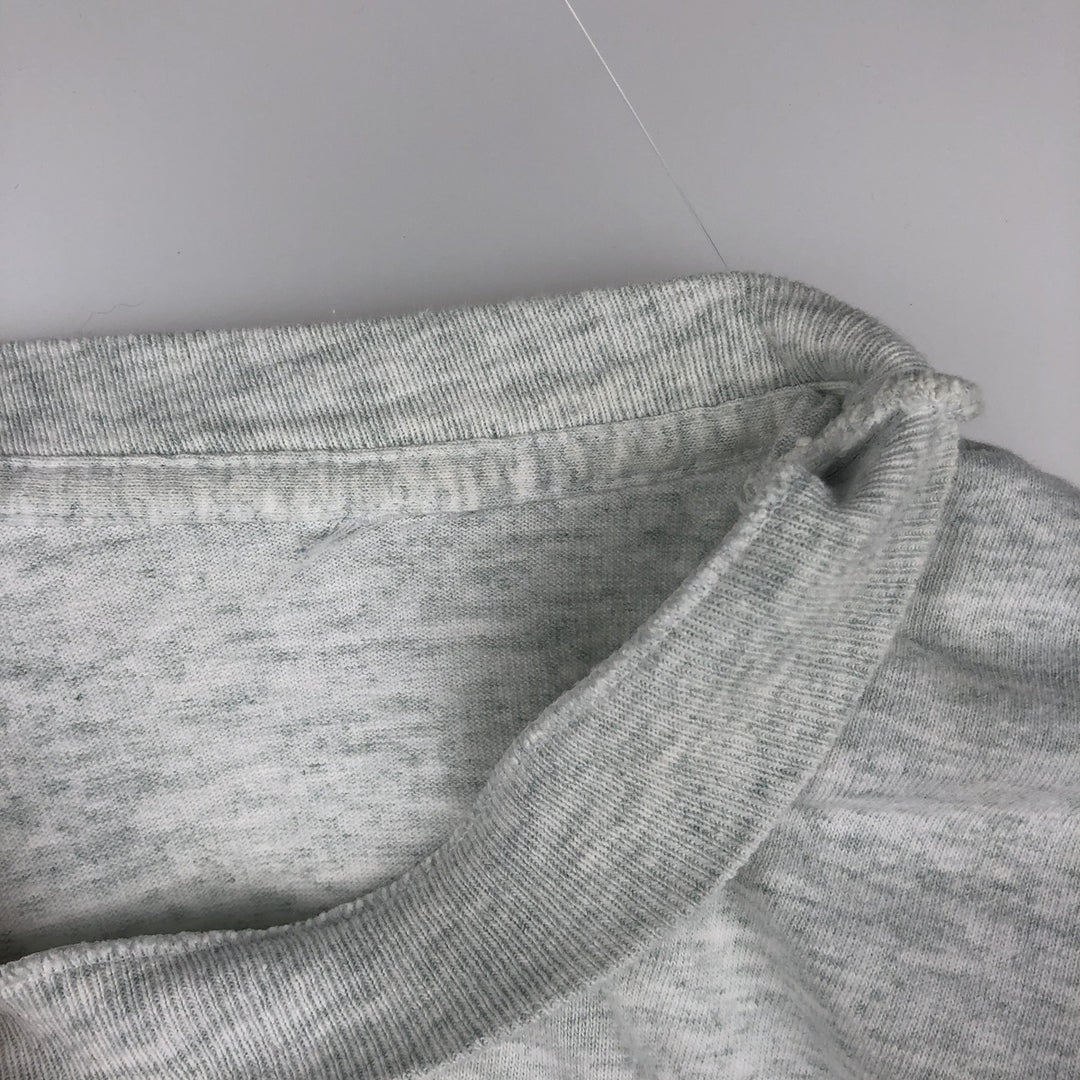 College T-shirt, Men's size L (approx.), Vintage unclear gray type Vintage Second Hand