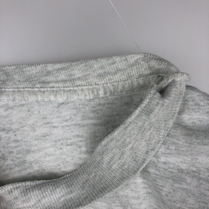 College T-shirt, Men's size L (approx.), Vintage unclear gray type Vintage Second Hand