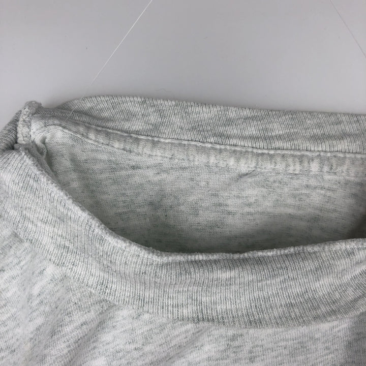 College T-shirt, Men's size L (approx.), Vintage unclear gray type Vintage Second Hand