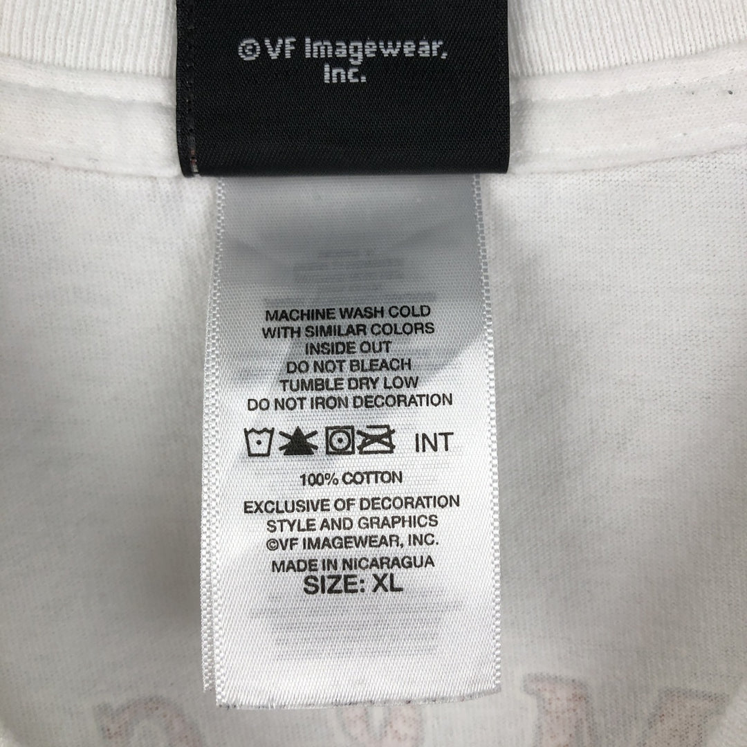Harley-Davidson Stars and Stripes Motorcycle T-Shirt, Men's Size XL cotton white type Vintage Second Hand