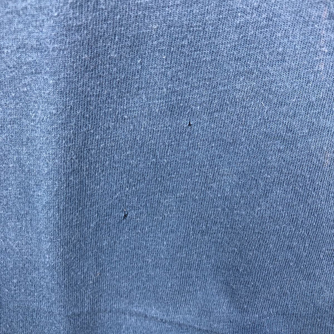 Harley-Davidson Skull Pattern Motorcycle Bike T-shirt Men's M size unclear blue type Vintage Second Hand