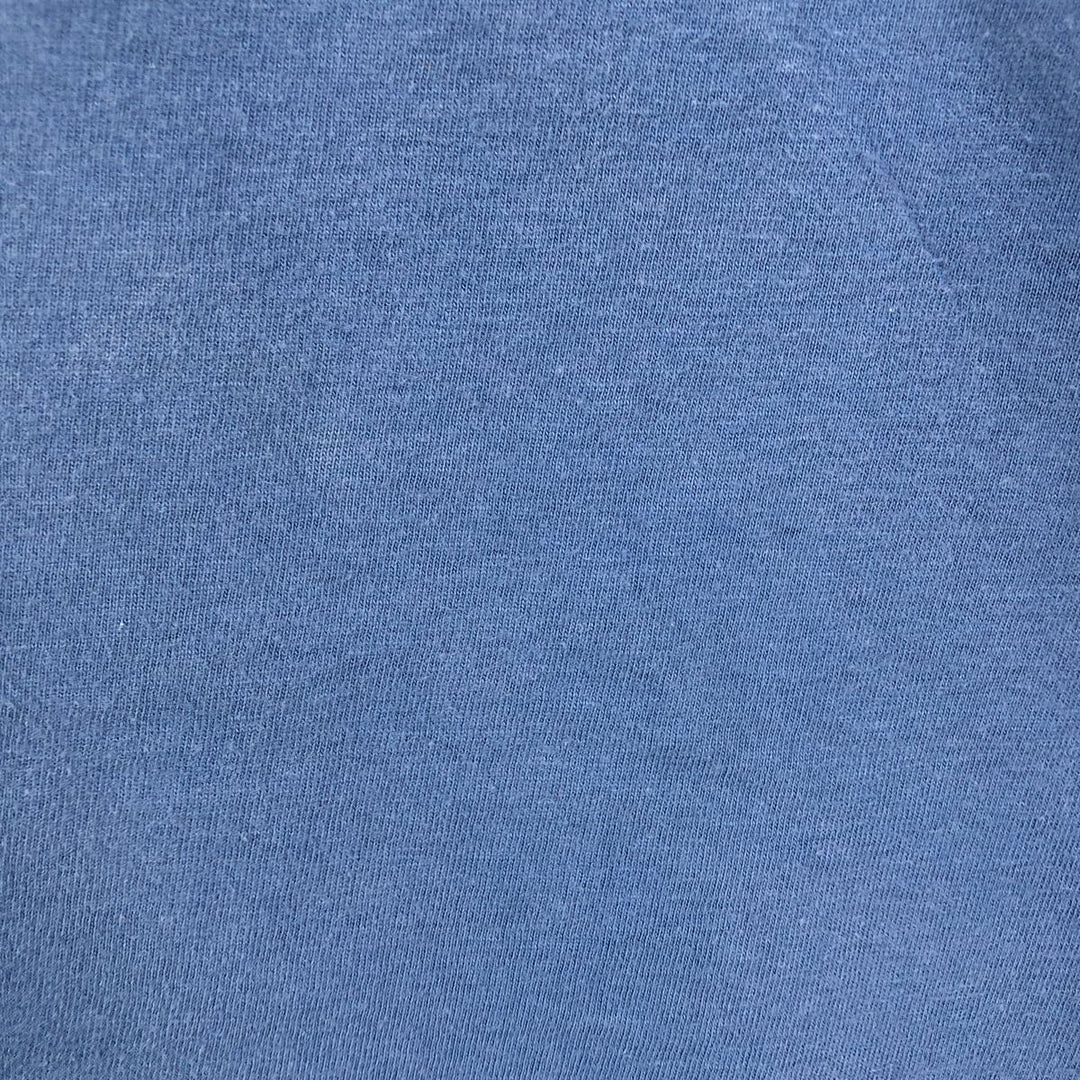 Harley-Davidson Skull Pattern Motorcycle Bike T-shirt Men's M size unclear blue type Vintage Second Hand