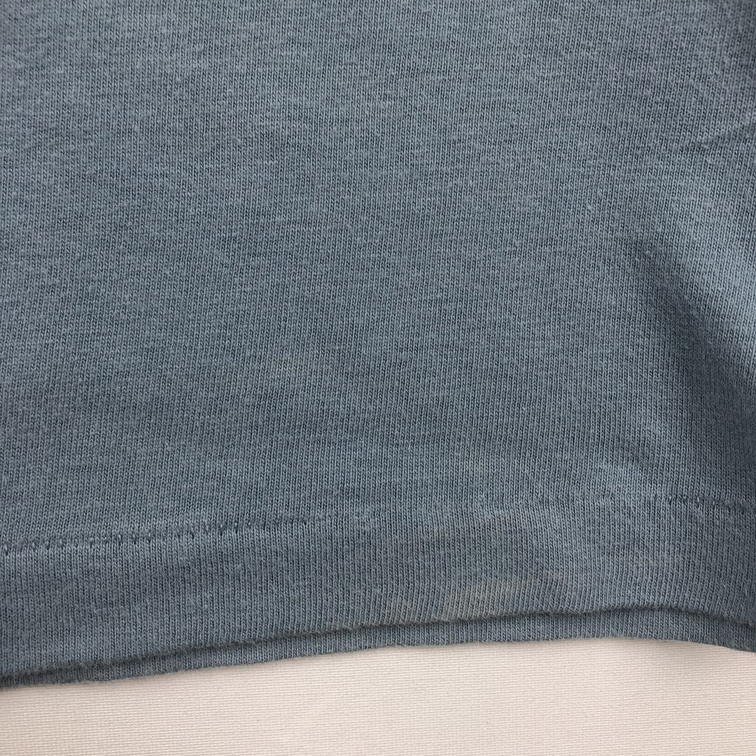 90'S Harley-Davidson Hanes BEEFY-T Eagle Pattern Motorcycle T-Shirt, Made in USA, Men's XL equivalent. cotton Blue type light blue Vintage Second Hand
