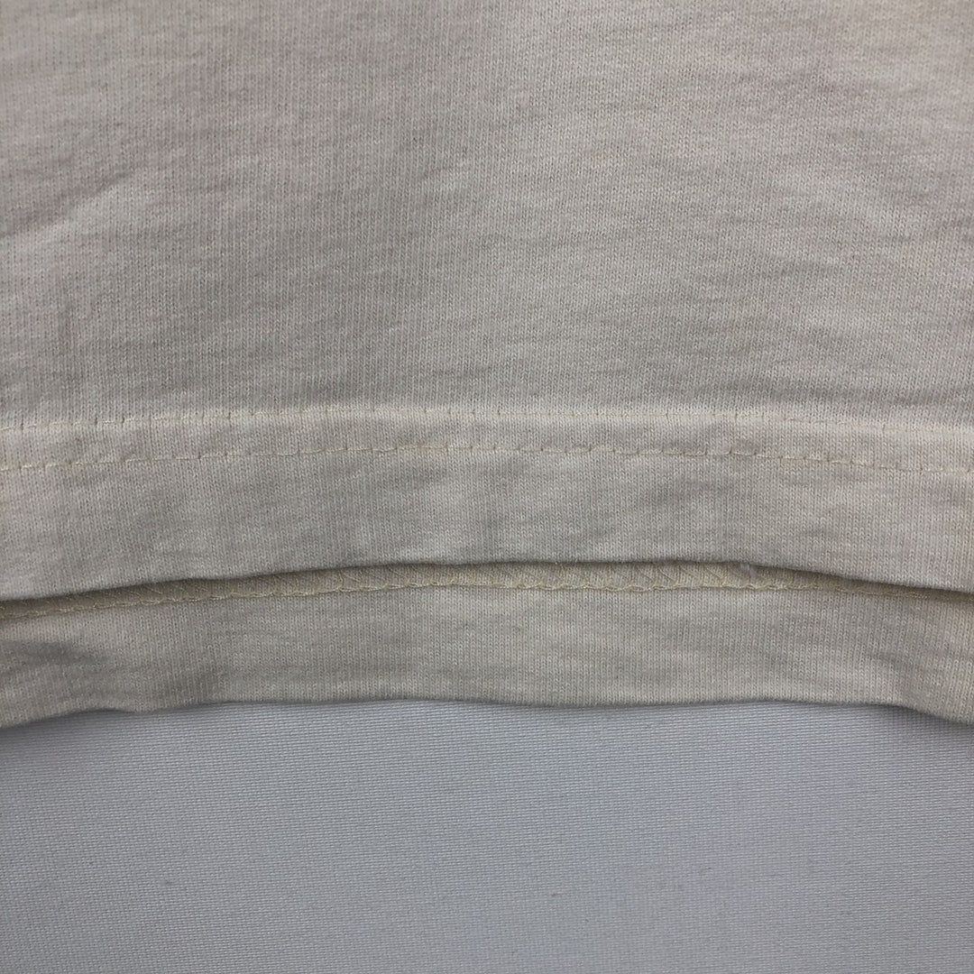 90'S Harley-Davidson Two-Tone Motorcycle T-Shirt, Made in USA, Men's Size L (approx.) cotton white type Vintage Second Hand