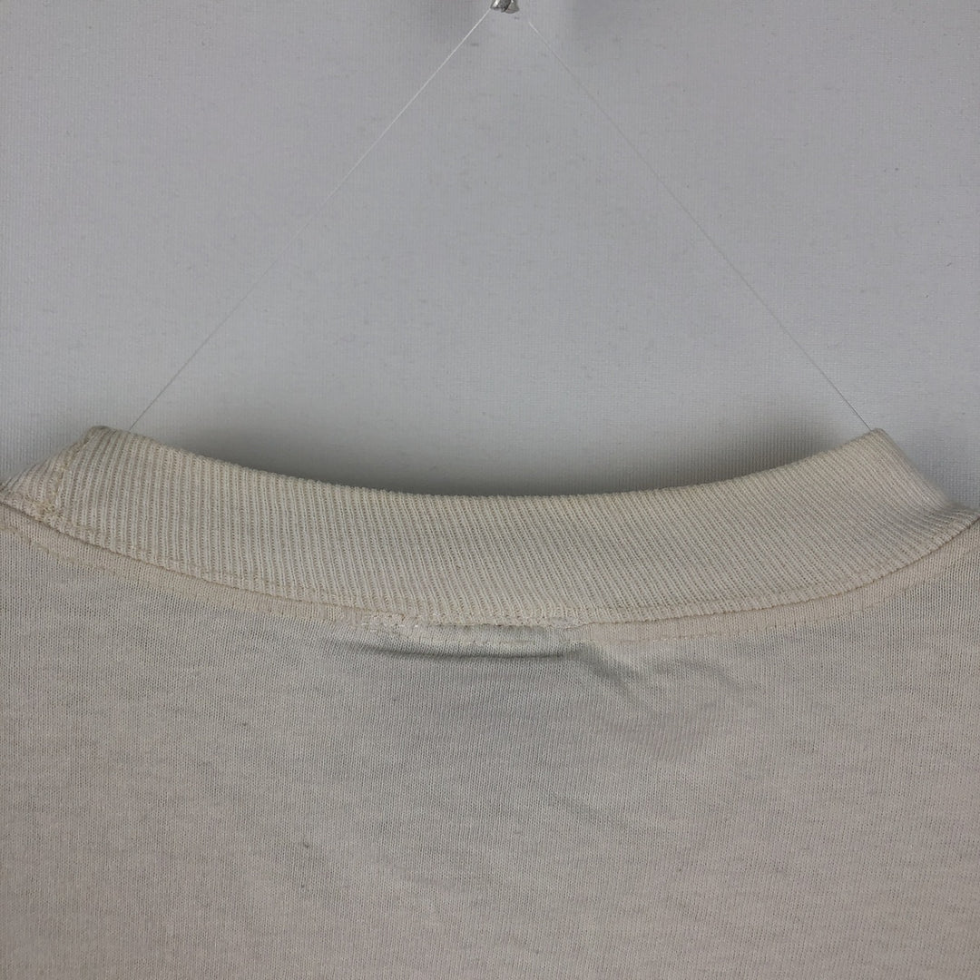 90'S Harley-Davidson Two-Tone Motorcycle T-Shirt, Made in USA, Men's Size L (approx.) cotton white type Vintage Second Hand