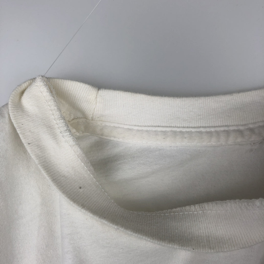 Basic Instinct (Basic Instinct) Movie T-Shirt, Men's Size M (approx.) unclear white type Vintage Second Hand