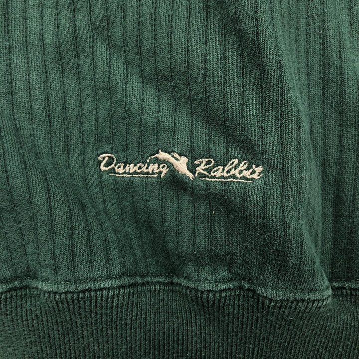 Ralph Lauren POLO GOLF V-neck ribbed sweat vest, men's size L (approx.) cotton Green type dark green Vintage Second Hand