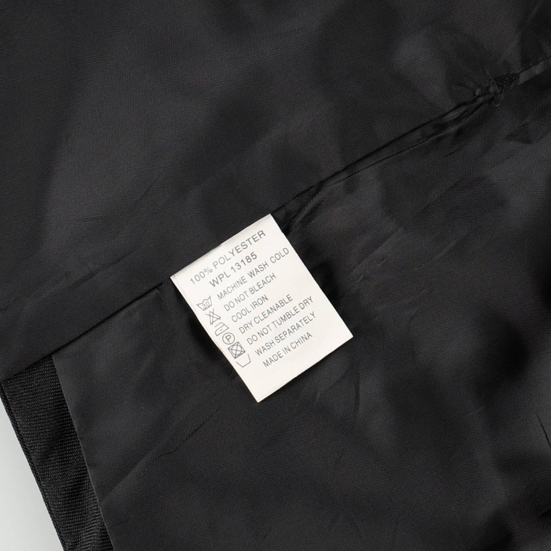 Pierre Cardin gilet suit vest, men's size L (approx.) polyester black type Vintage Second Hand