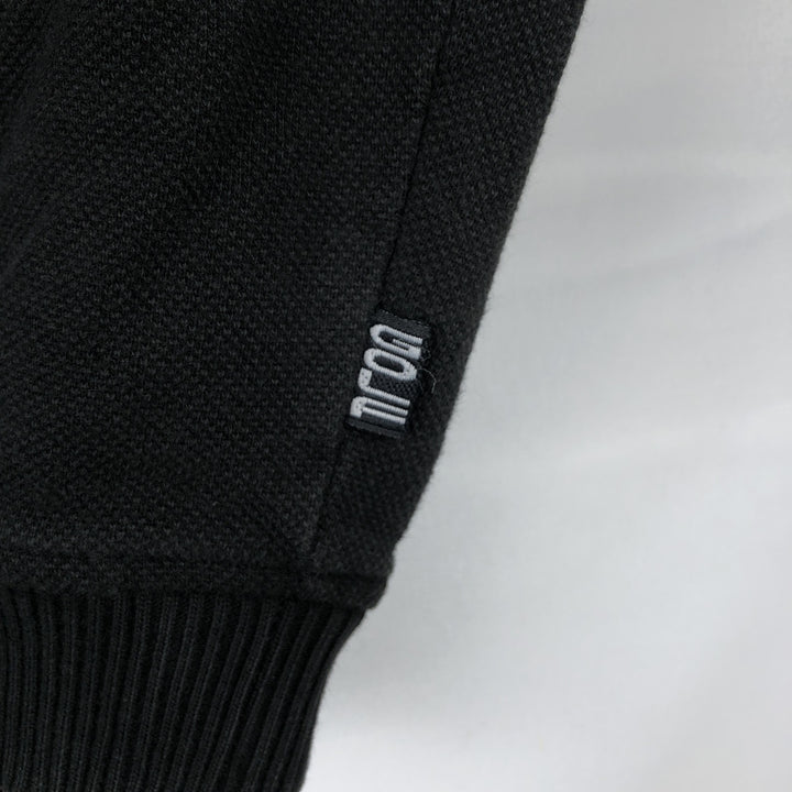 2000'S Columbia Golf V-neck pique cotton vest, men's size M (approx.) cotton black type Vintage Second Hand